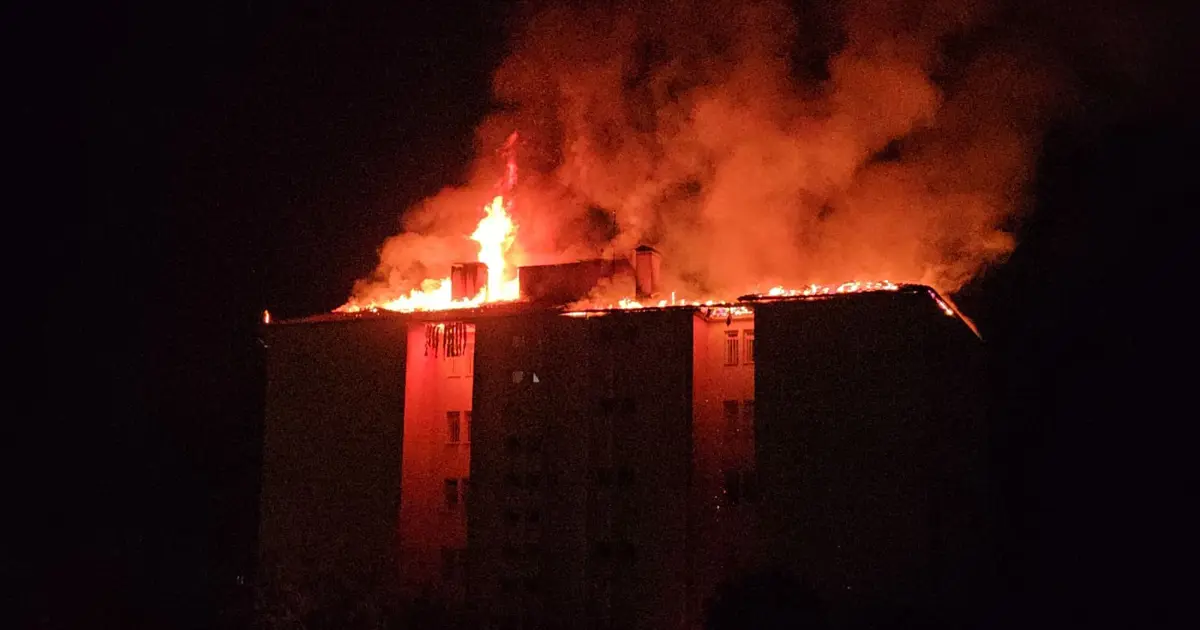 Aydın'da lise yurdunda yangın paniği: 46 öğrenci tahliye edildi